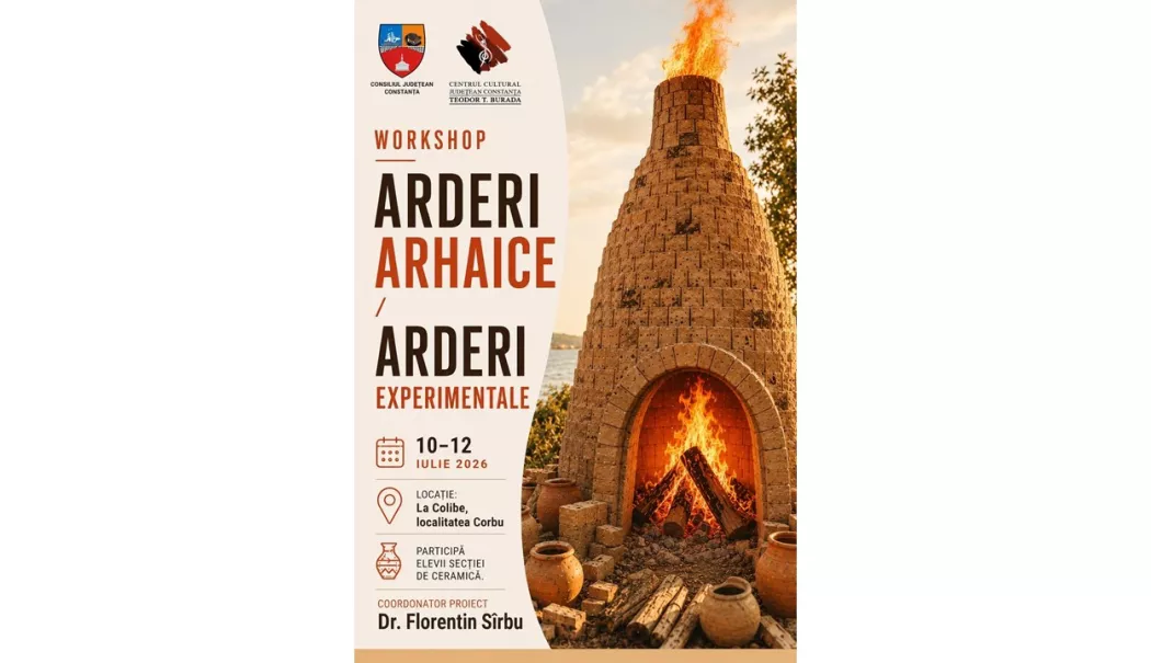 Arderi arhaice și cercetare artistică la Corbu. Workshop dedicat tehnicilor tradiționale de ardere a ceramicii - arderi-artistice-1783431439.webp