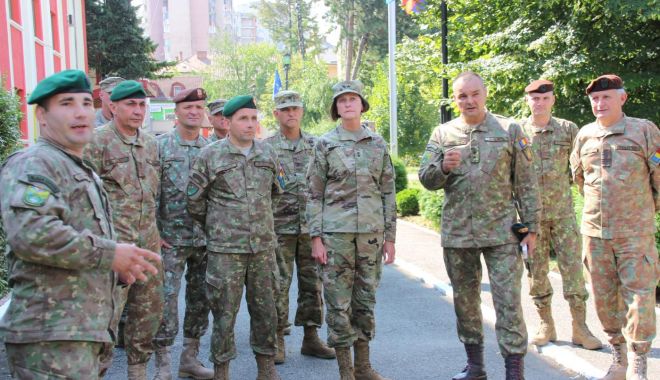 Delegație militară a SUA, la Comandamentul Diviziei 4 Infanterie 