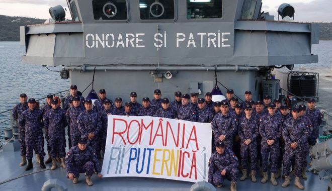 România, fii puternică! Mesaj al marinarilor militari, din Marea Mediterană - armatamesaj-1584721696.jpg