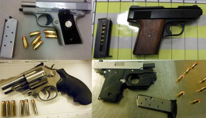 Record de arme de foc, confiscate pe aeroporturile americane. Aproape 90% dintre ele erau încărcate - arme-1671362185.jpg