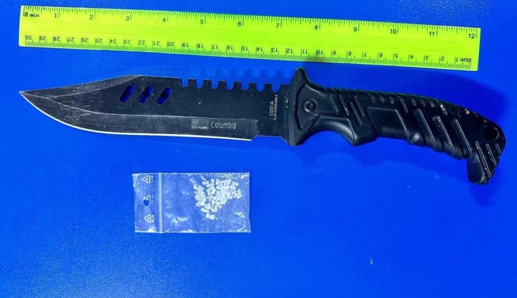 Două persoane, descoperite de jandarmii constănțeni cu droguri și arme albe - arme-albe-1735645888.jpeg