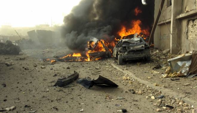 Irak / Șase morți într-un atentat sinucigaș la frontiera cu Arabia Saudită - atac-1449921466.jpg