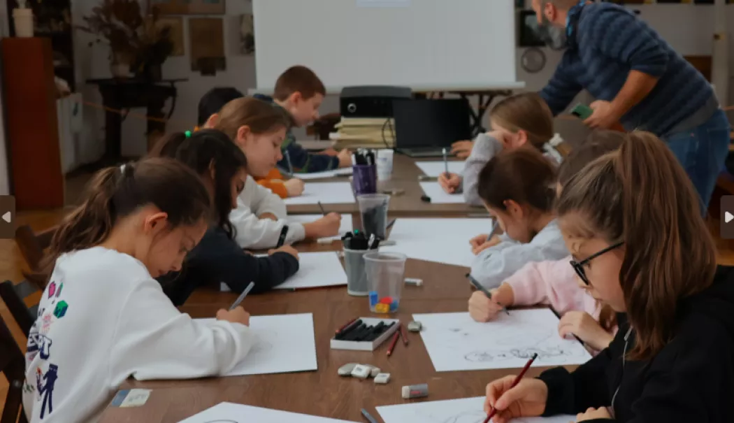 Atelier artistic pentru elevi de la Palatul Copiilor, dedicat creativității - atelier-artistic-1771756760.webp