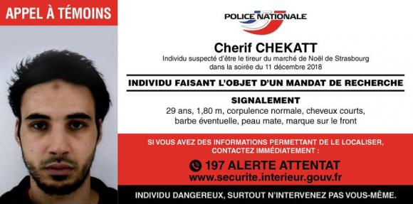 Autorul atentatului de la Strasbourg, de negăsit. O nouă zi de căutări - atentatfranta-1544695214.jpg