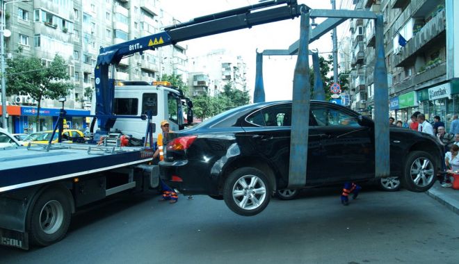 Atenție unde parcați! Poliția Locală ridică mașini pe bandă rulantă - atentieundeparcati-1559941439.jpg