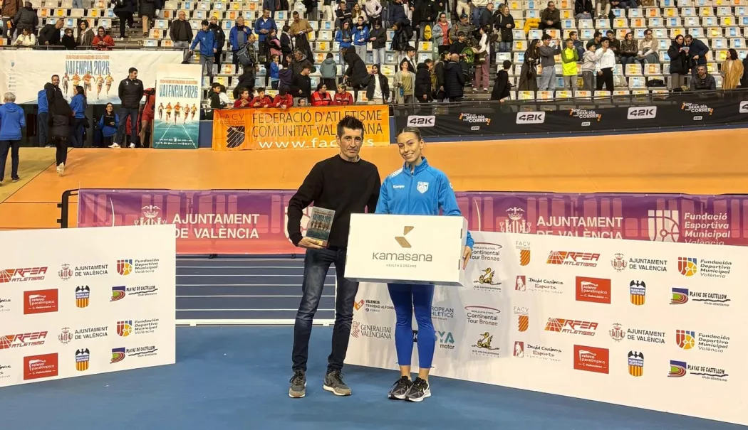 Constănțeanca Alexia Dospin, medaliată cu aur la reuniunea atletică de la Valencia - atletism-1769956667.webp