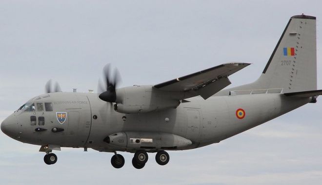 Misiune specială pentru o aeronavă de tip C-27J Spartan. Cine a pilotat-o și pe cine a transportat - avion-1581321417.jpg