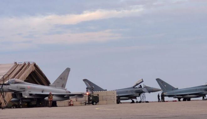 MApN:22 de avioane din trei țări NATO sunt dislocate în România. Spațiul aerian este protejat - avion-1646236530.jpg