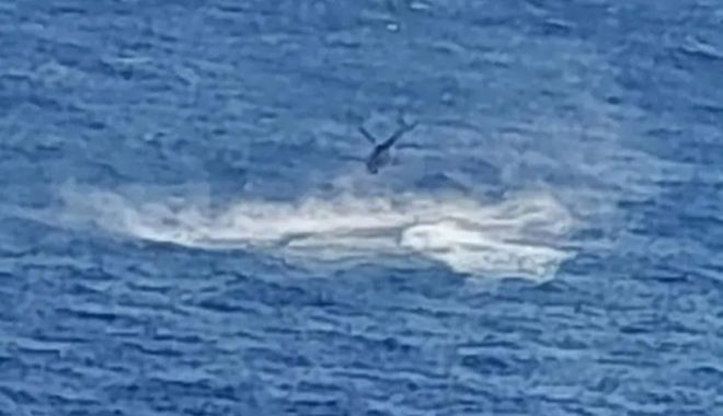 Elicopter prăbușit în mare, în Grecia. Un pilot român se afla la bordul aeronavei