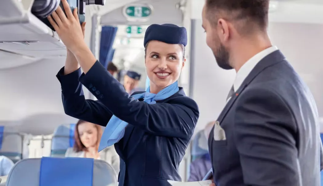 Foto - În avion