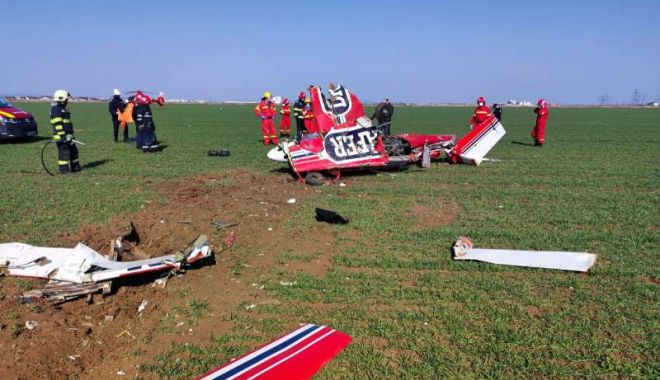 Inspectoratul pentru Situaţii de Urgenţă: Avion de acrobaţie, prăbuşit! Pilotul a decedat. UPDATE - avionprabusitstrejnic-1648304194.jpg