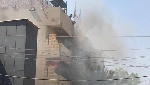 Ambasada României la Bagdad a fost cuprinsă de flăcări. Toți angajații au fost evacuați - bagdad43928100-1567409024.jpg