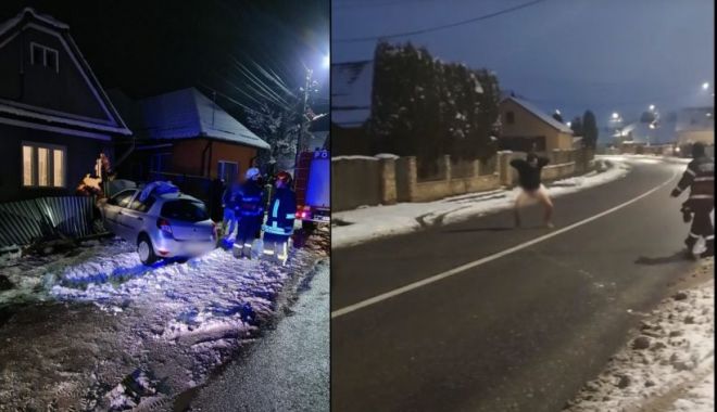 Un bărbat s-a dezbrăcat de pantaloni și a dansat gol în fața pompierilor, după ce a intrat cu mașina într-o casă - barbat-1641821130.jpg