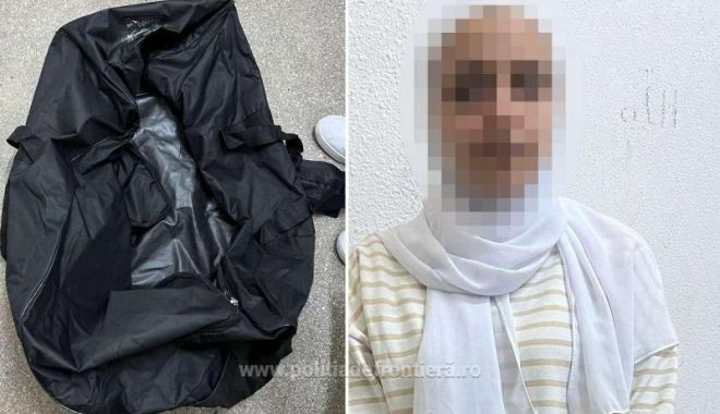 Un bărbat surprins cu sora în geantă, la Vama Curtici. Femeia călătorea confortabil într-un bagaj de mână
