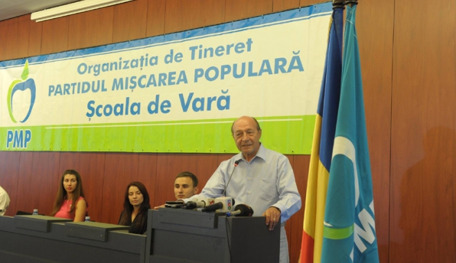 Traian Băsescu, către tinerii din PMP prezenți la Neptun: 