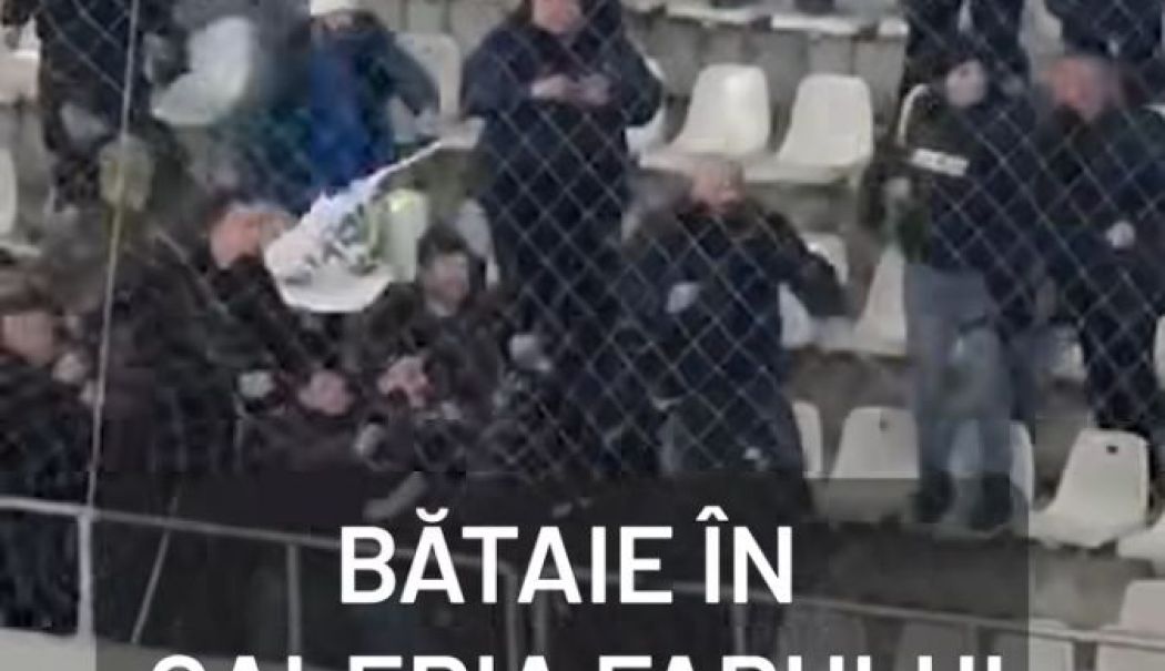Bătaie între suporteri în timpul meciului Dinamo-Farul Constanța. De la ce au izbucnit violențele - bataie-la-meci-1739695470.jpg