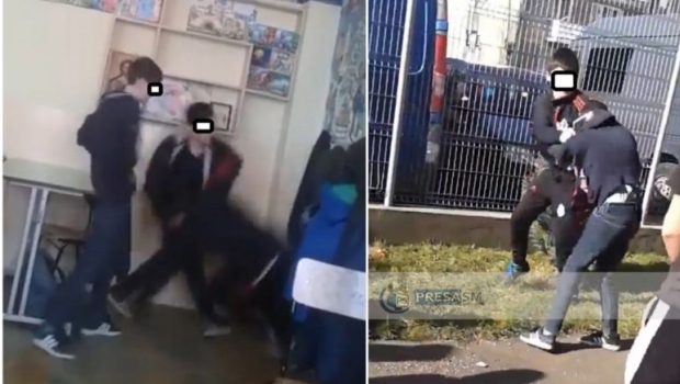 Anchetă, după ce mai mulți elevi au fost filmați în timp ce băteau un coleg - bataieinscoala777x43762842700-1550408936.jpg