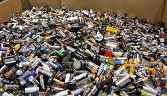 Aproximativ 7% din totalul bateriilor colectate pentru reciclare sunt cu sprijinul populației