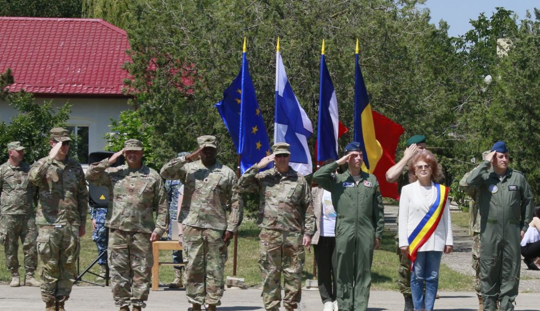 Ceremonie de depunere a jurământului militar la Baza 57 Aeriană „Mihail Kogălniceanu”: „Jur să-mi apăr țara, chiar cu prețul vieții!”