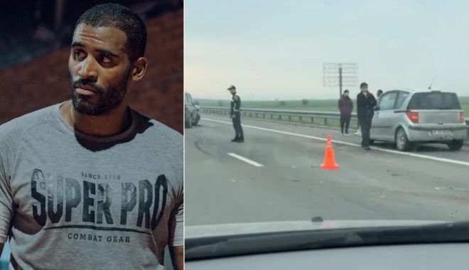 LA UN PAS DE TRAGEDIE! Benny Adegbuyi și soția sa, accident în drum spre Constanța: "Mașina e daună totală!