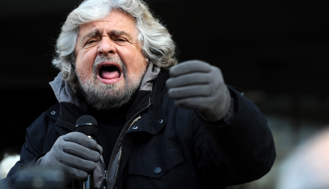 Politicianul italian antieuropean Beppe Grillo își exprimă admirația față de Donald Trump și Vladimir Putin - beppegrillo-1485077761.jpg
