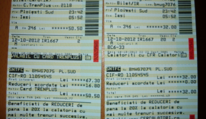 Vești proaste la început de an. Se scumpesc biletele de tren - biletetren-1483362737.jpg