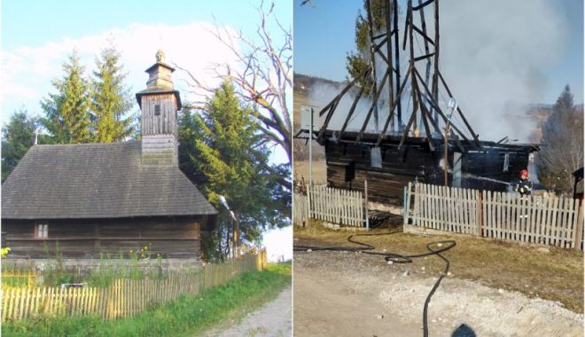 O biserică din lemn, construită în 1724, a ars într-un incendiu - biserica-1647279772.jpg