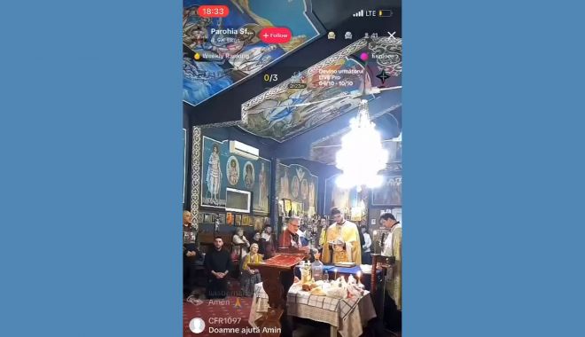 Biserica pe TikTok. 1 miliard de vizualizări are hashtagul „#ortodox”
