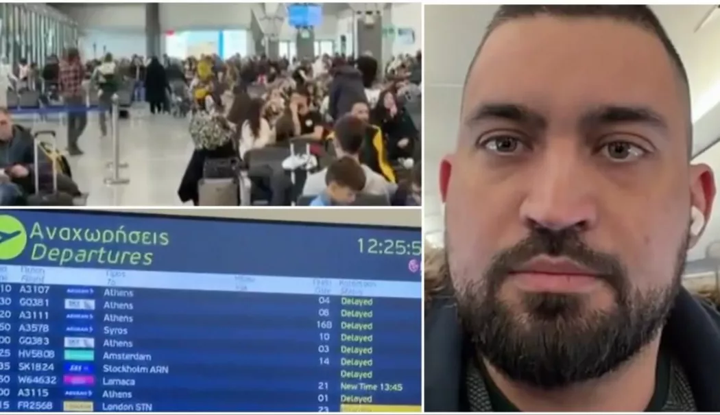 Toate aeroporturile din Grecia nu operează zboruri. Declarația unui turist român