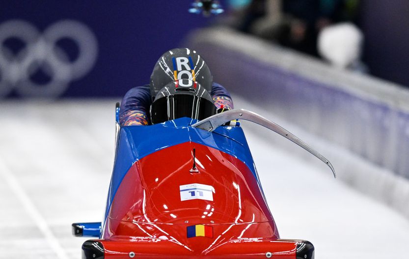 JO Milano-Cortina. Rezultat incredibil pentru România. Echipajul de bob-2 masculin, locul 5