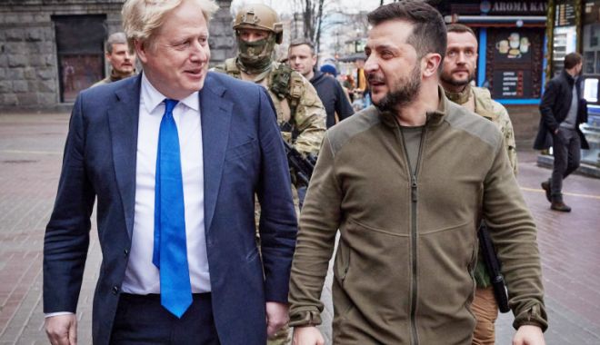 Boris Johnson se adresează miercuri parlamentarilor ucraineni prin videoconferinţă - borisjohnson-1651582487.jpg