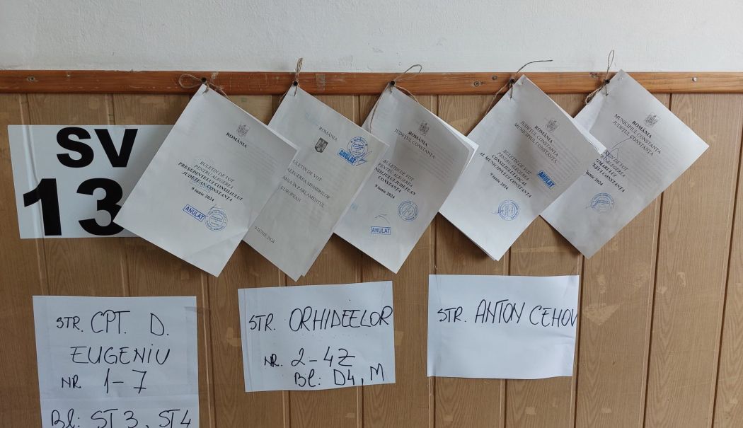 UPDATE Prezența la vot, în Constanța, la ora 21.00 - buletine-agatate-1717952985.jpg