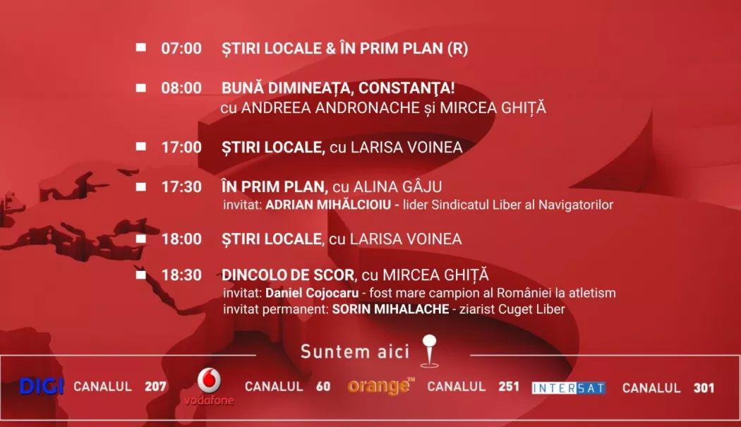Programul zilei de luni, 9 martie, de la Antena 3 Constanța - bun-1772989736.webp