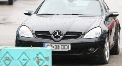 Mercedes furat din parcarea hotelului 