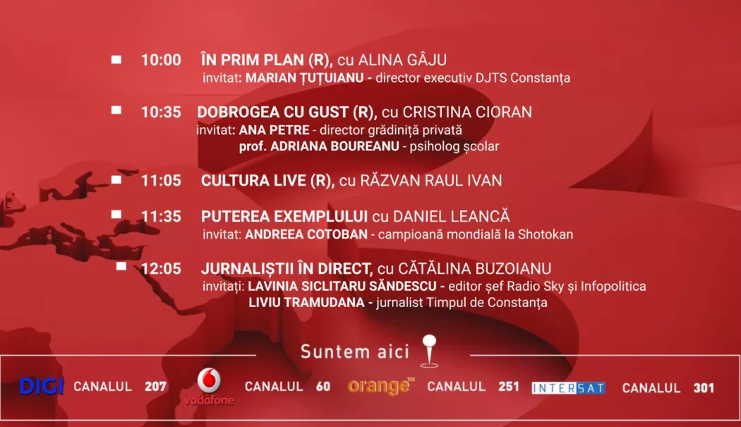 Programul zilei de duminică, 3 aprilie, de la Antena 3 Constanța - c5eeafa44b6d412d9704410ff3aa7c48-1777722520.webp