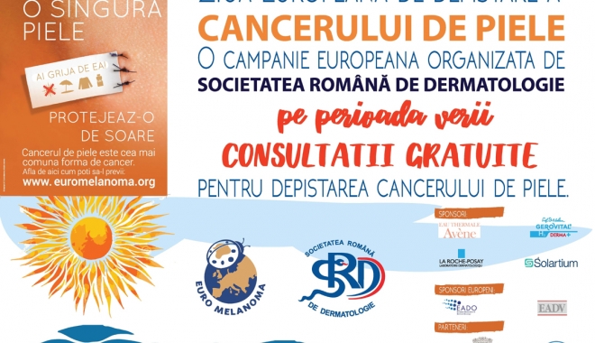 Campanie gratuită, în sudul litoralului, pentru depistarea cancerului de piele - campaniegratuitafotoeuromelanoma-1499356418.jpg