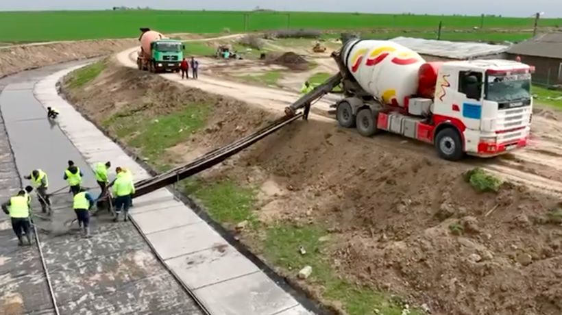 Lucrările de investiţii de la Amenajarea de Irigaţii Carasu, din judeţul Constanţa sunt în plină desfăşurare
