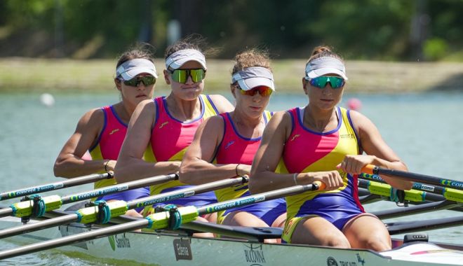 Canotaj: România a câştigat medalia de aur la patru vâsle feminin, la Mondialele Under-23