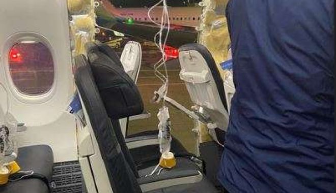 Un avion a aterizat de urgenţă după ce un hublou s-a desprins în timpul zborului