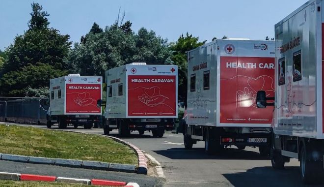 Crucea Roșie Română a pornit Caravana de Sănătate. Ea va ajunge și în județul Constanța