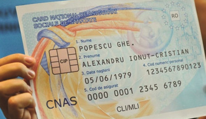 Un milion de carduri de sănătate tipărite de CNAS - carddesanatate-1379076159.jpg