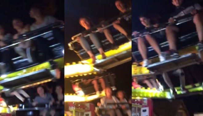 TREI FETE GRAV RĂNITE, DUPĂ CE AU FOST AZVÂRLITE DINTR-UN CARUSEL: 