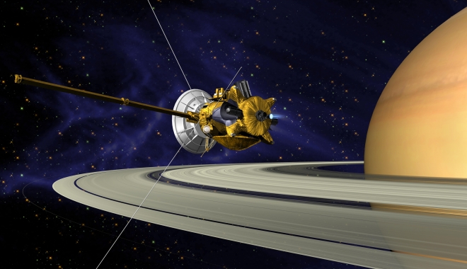Indicii de praf cosmic provenind din afara Sistemului Solar, detectate de Sonda spațială Cassini - cassini-1460805489.jpg