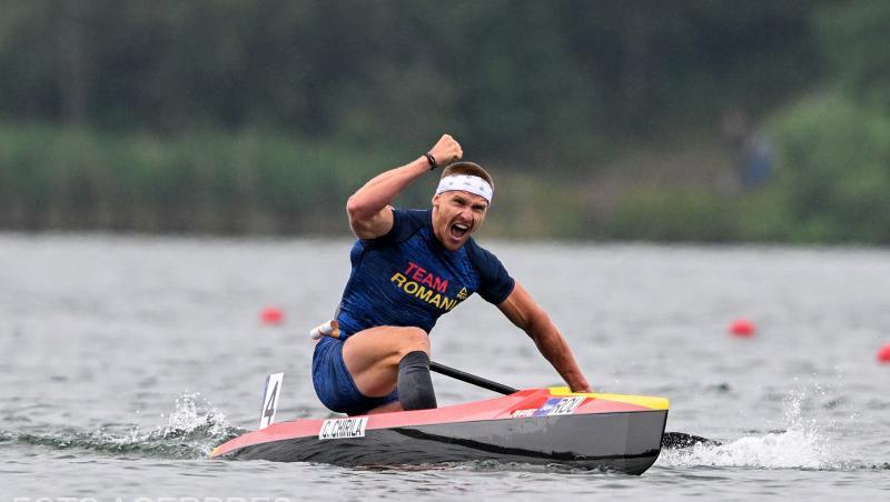 Cătălin Chirilă a câștigat medalia de aur la canoe simplu 1.000 de metri, la Campionatele Europene