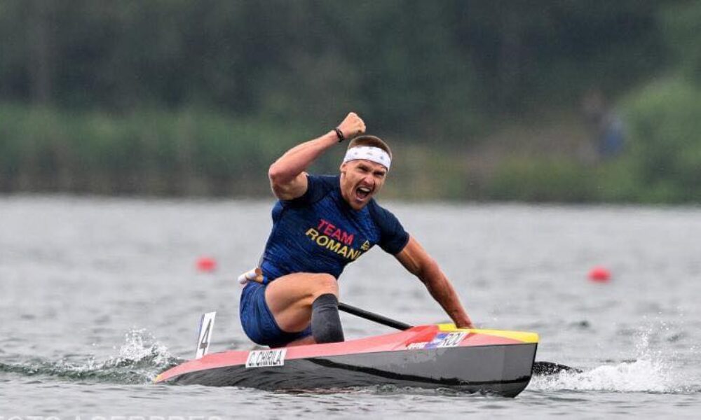 Cătălin Chirilă, campion european la canoe! Aur pentru România în proba de 1000 m