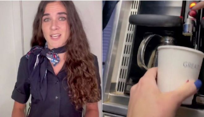 O însoțitoare de zbor a explicat de ce nu trebuie să bei ceai și cafea în avion: ”Niciodată!”