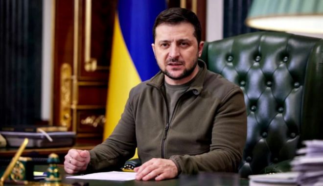 Zelenski acuză Rusia că încearcă să organizeze un fals referendum pentru independenţă în regiunile sudice Herson şi Zaporojie