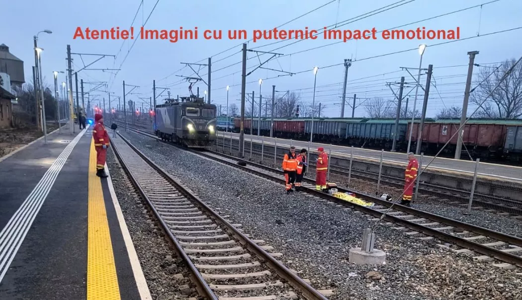 A vrut să scurteze drumul și a fost lovit mortal, după ce a traversat calea ferată - cfr-1771325568.webp
