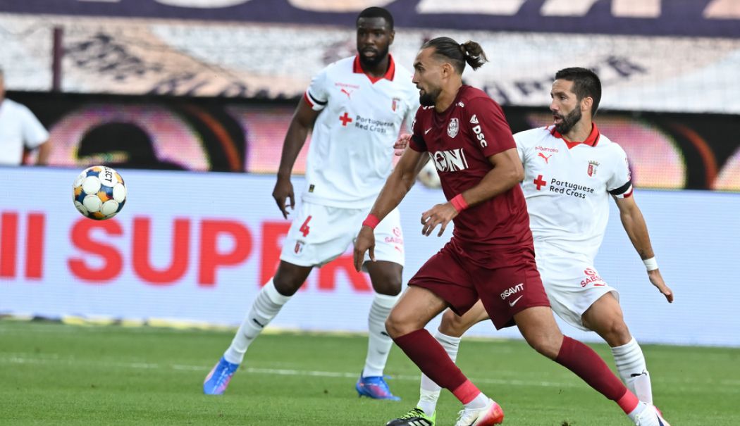 CFR Cluj, învinsă acasă de Sporting Braga în turul al treilea preliminar al Europa League - cfr-braga-1754659828.jpg