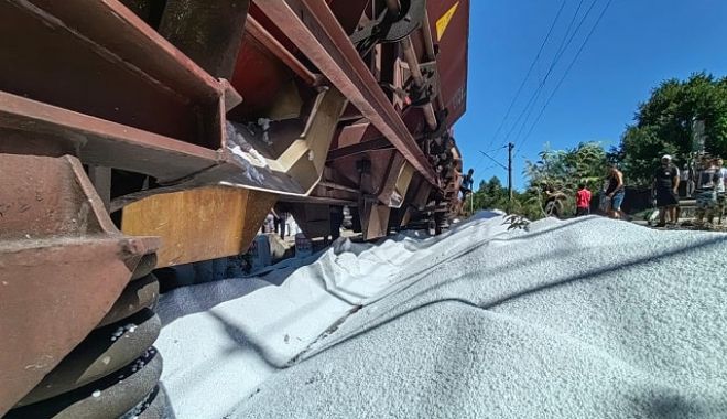 Ce spun polițiștii constănțeni despre posibilul furt de uree dintr-un tren de marfă